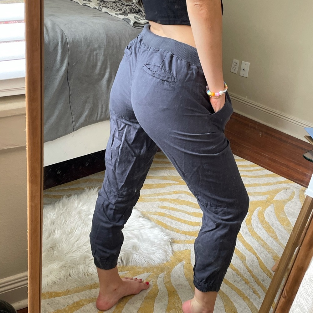 Linen drawstring pants - Picture 2 of 4